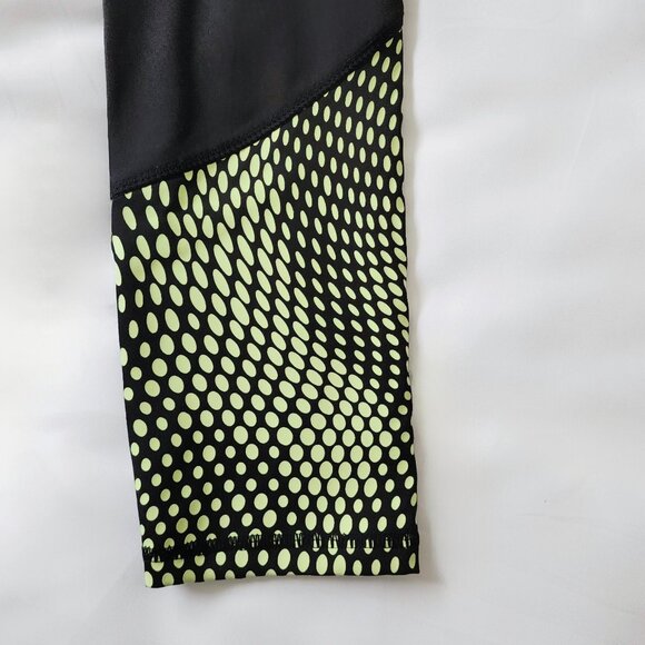 Kyodan Black and Green Exercise Workout Leggings - Picture 5 of 5